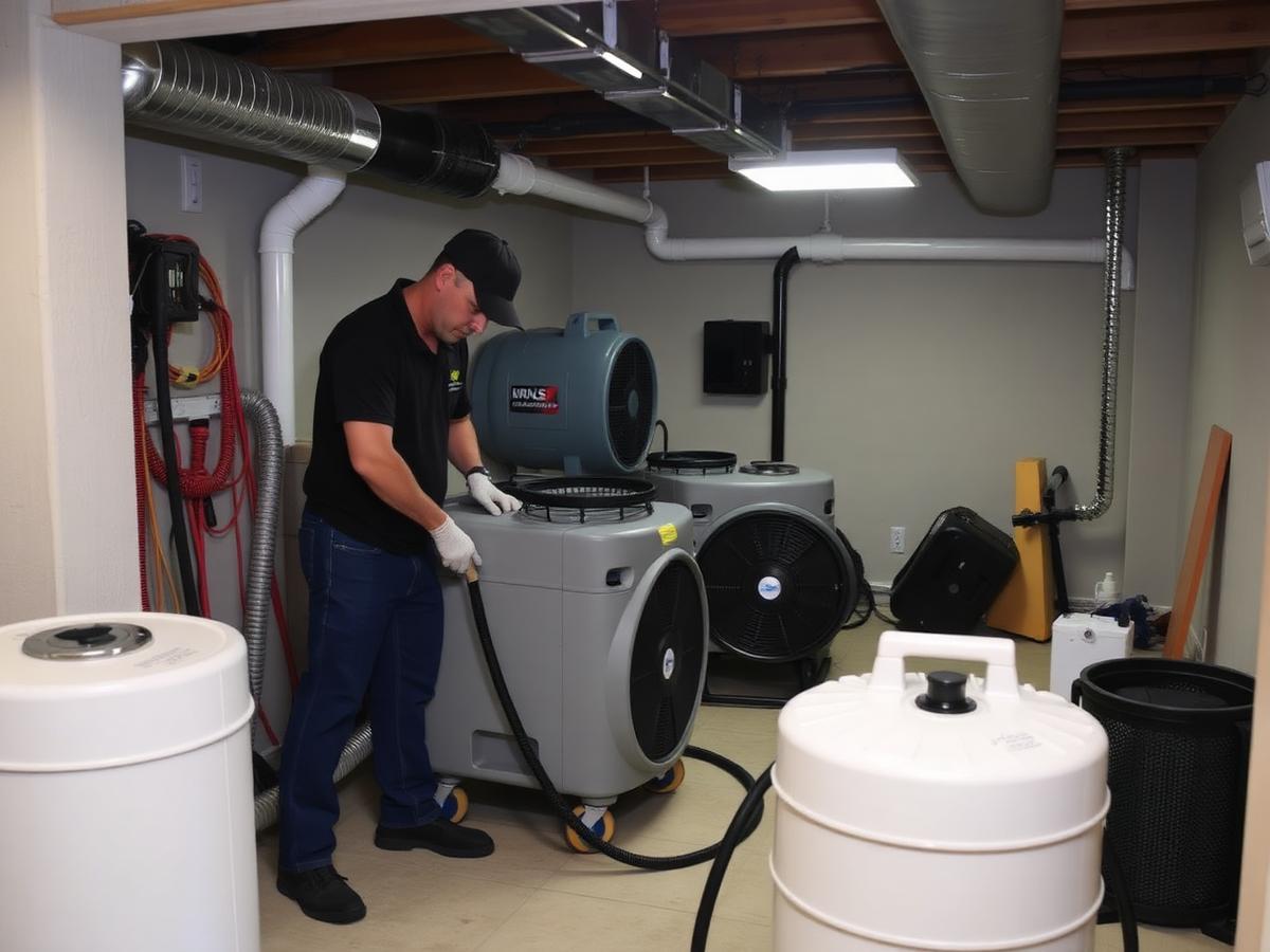 Water Damage — Asbestos Handling